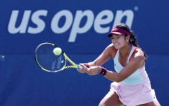 Champion: Alexandra Eala of Philippines on her way to victory over Lucie Havlickova 