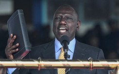 Kenya's new president has pledged to tackle the country's economic woes and reach out to rivals