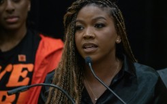 Cherelle Griner, pictured in July, 2022, said she has felt "every minute" of the seven months spent without Brittney Griner