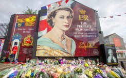 The unionist community's loyalty to the UK was embodied in this mural dedicated to Queen Elizabeth II in Belfast