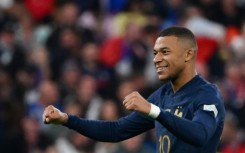 Kylian Mbappe scored France's opening goal in their win against Austria