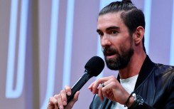 Olympic swimming legend Michael Phelps talks about his extraordinary career at the "Demain le sport" (Sports tomorrow) event in Paris