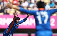India's Deepti Sharma in action in England last month