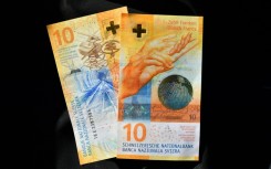 Seen as a safe haven, the Swiss franc briefly hit a high of 0.94 francs to the euro on Monday following the Italian general election