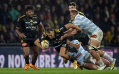 Dillyn Leyds (C) made the last of his 10 Springboks appearances in 2019