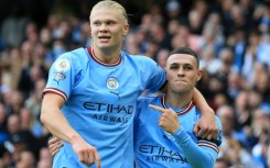 Hat-trick heroes: Erling Haaland (left) and Phil Foden (right) scored hat-tricks for Manchester City in a 6-3 rout of Manchester United