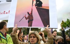 Rallies were held in more than 150 cities around the world at the weekend in support of the Iranian protest movment