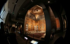 An interior view of the Museum of Islamic Art in Doha during its reopening on October 4