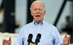 US President Joe Biden delivers remarks in the aftermath of Hurricane Fiona at the Port of Ponce in Ponce, Puerto Rico