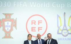 The presidents of the Portuguese, Spanish and Ukrainian football associations announced a joint bid to host the 2030 World Cup