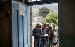 Some people queued for hours to be able to cast their vote