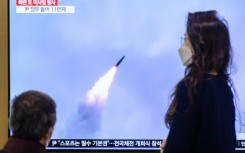 North Korea fired two ballistic missiles into the sea early Sunday, Seoul's military said, the seventh such launch in two weeks