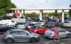 French service stations have run low on, or out of, petrol