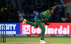 South African fast bowler Lungi Ngidi took the wicket of Shubman Gill in the 3rd ODI against India in New Delhi