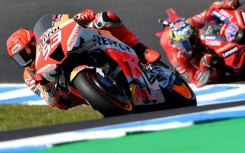 Marc Marquez is aiming for a fourth win in Australia 