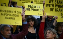 Women around the world have rallied in solidarity with the Iranian protesters