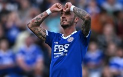 Leicester's James Maddison reacts after missing a chance during the Premier League match against Crystal Palace
