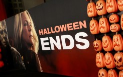 'Halloween Ends' with Jamie Lee Curtis, which premiered October 11, 2022 in Hollywood, California, topped the North American box office in its opening weekend 