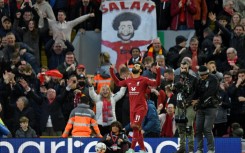 Mohamed Salah (centre) scored the only goal as Liverpool beat Manchester City