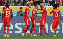 Jamal Musiala (C) and Eric Maxim Choupo-Moting got the goals as Bayern defeated Hoffenheim