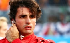 Ferrari's Carlos Sainz has pole position for Sunday's United States Grand Prix in Austin.