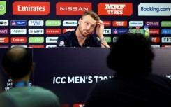 England skipper Jos Buttler at a press conference in Australia