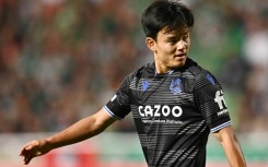 Real Sociedad's Japanese forward Takefusa Kubo