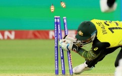 Australia's Matthew Wade in action at the World Cup