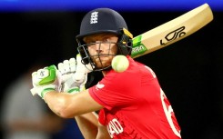England captain Jos Buttler plays a shot against New Zealand