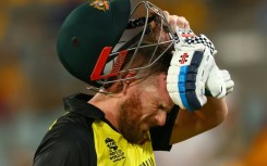 Fitness doubt: Australia captain Aaron Finch tweaked a hamstring against Ireland