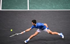Novak Djokovic was stretched by Stefanos Tsitsipas before booking his place in the final of the Paris Masters 