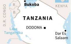 Map of Tanzania locating the site of the accident.