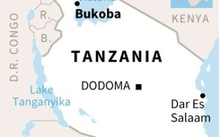 Map of Tanzania locating the site of the accident.