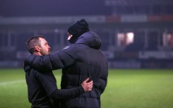Nathan Jones (L) has been appointed manager of Premier League strugglers Southampton after impressing in two spells at second tier Luton Town