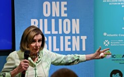 US Speaker of the House Nancy Pelosi at the COP27 climate conference in Sharm el-Sheikh, Egypt