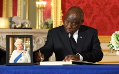 South Africa's President Cyril Ramaphosa was last in the UK for queen Elizabeth II's funeral