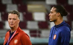 Virgil van Dijk (R) is playing in a major tournament for the first time