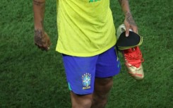Neymar hurt his ankle in Brazil's 2-0 World Cup win against Serbia