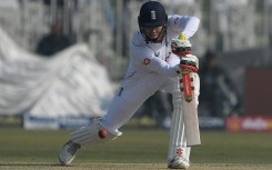 England's Zak Crawley on his way to a century against Pakistan in Rawalpindi