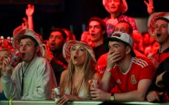 Welsh fans needed a drink after their World Cup exit