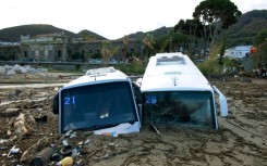 A wave of mud and debris swept through the small town of Casamicciola Terme, following heavy rains on Ischia