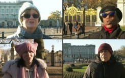 The documentary prompted reaction from tourists outside Buckingham Palace