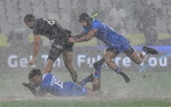 Conditions were so bad at the Cape Town Stadium that television coverage of Samoa's win in the final over New Zealand was cut off

