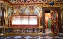 Items were snatched from the state museum showcases in an audacious heist