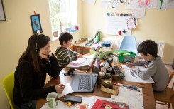 Sixty-six percent of women in Sixty-six percent of women in a US survey said they were fully or mostly responsible for childcare during the pandemic