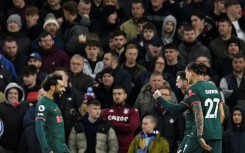 Mohamed Salah scored his 15th goal of the season for Liverpool against Aston Villa