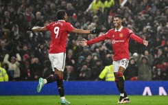 Marcus Rashford (right) and Anthony Martial (left) scored for Manchester United