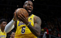 Four-time NBA Most Valuable Player LeBron James of the Los Angeles Lakers celebrated his 38th birthday with a 47-point effort in a Lakers victory in Atlanta