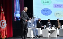 Tunisian Economy Minister Samir Saied unveils a 2023-2025 development plan the government hopes will help secure a nearly $2-billion bailout from the International Monetary Fund