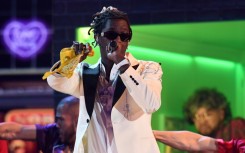 Rapper Young Thug performs during the 61st Annual Grammy Awards on February 10, 2019, in Los Angeles